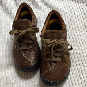 Keen Brown Leather Sneakers Casual Comfort